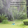 Garden And Horticulture Automatic Rotary Sprinkler 360 Degree Irrigation Lawn Garden Watering Roof Cooling Sprinkler Independent + A Four Tap