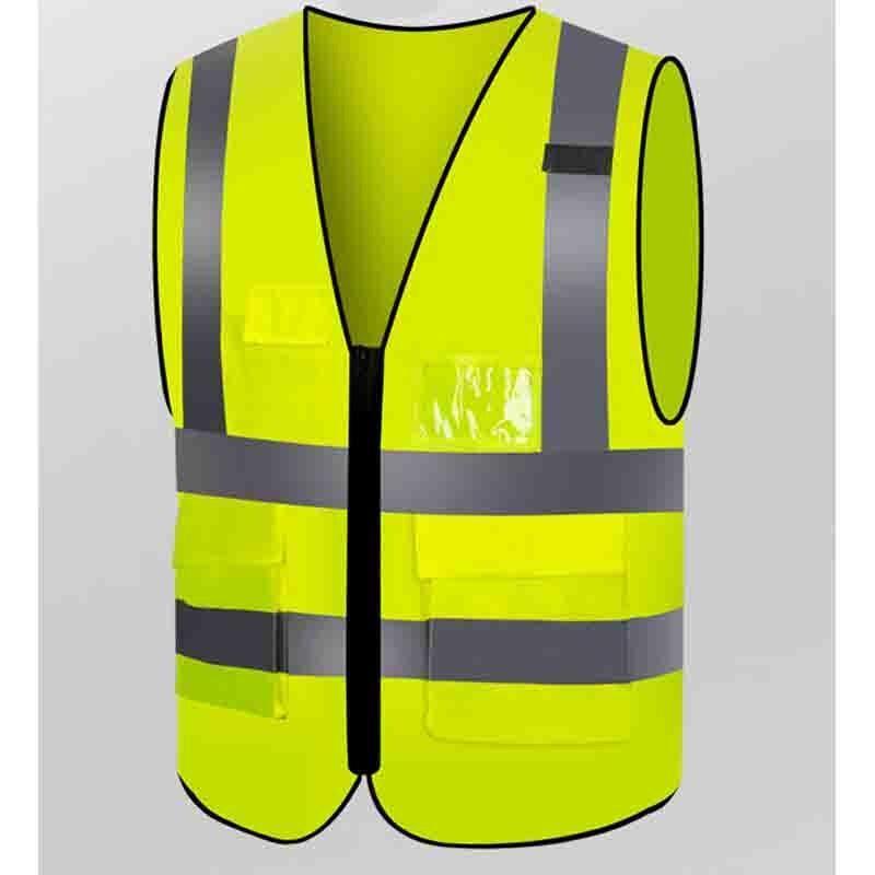 Safety Protection Reflective Vest Construction Vest Breathable Fluorescent Vest