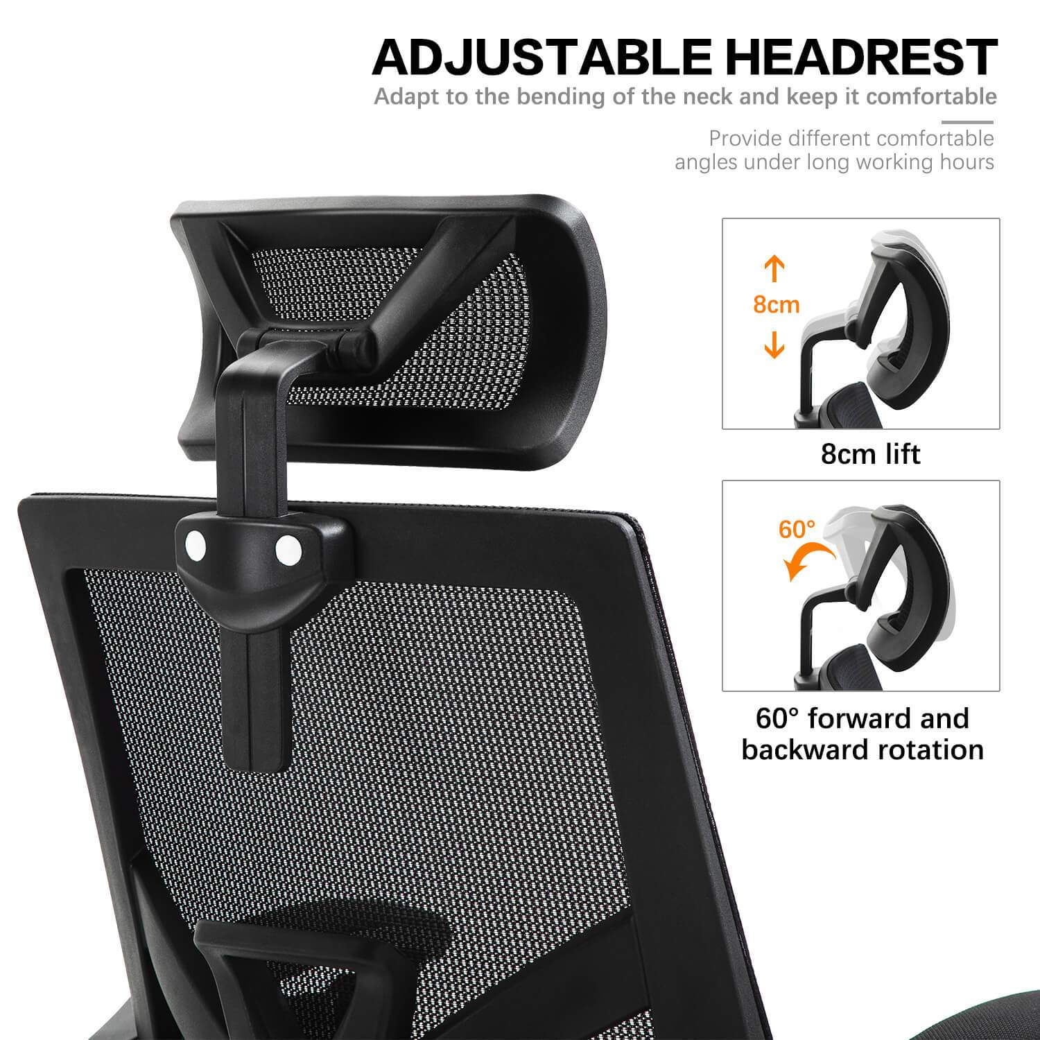 Office Chair Headrest Comfortable Detachable Computer Chair Head Pillow