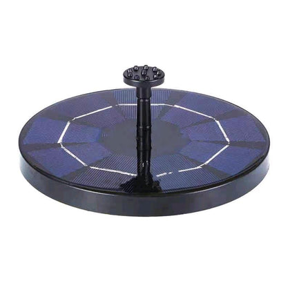 Large Diameter 20cm With Color Light Solar Outdoor Rockery Water Fish Pond Garden Landscape Fountain 9v3w Battery Floating Fountain