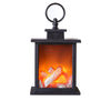 Flame Lamp Simulation Charcoal LED Fireplace Lamp Portable Hanging Light Lantern Retro