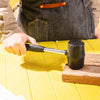 Deli 30 Pieces Installation Hammer with Steel Handle 1lb (0.45kg) Hammer DL5616