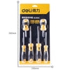 Deli 20 Packs Torpedo Shank Screwdriver Set 6pcs Set DL3502