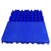 Plastic Pallet Warehouse Base Plate Plastic Card Board Floor Plate Grid Plate Multi-functional Base Plate Circular Hole Blue 100 * 80 * 5cm