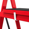 Herringbone Ladder Folding Ladder Thickened Aluminum Alloy Pedal Portable Multi-purpose Ladder Red Climbing Ladder Two-step Ladder