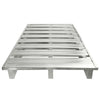 Galvanized Metal  Pallet Supermarket  Steel Moisture Proof  Pallet Static Load 8820lbs Dynamic Load 2205lbs 2-Way Entry