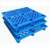 Forklift Pallet Plastic Pallet Warehouse Backing Plate Forklift Grid Moisture-proof Plate Stackable Goods Pallet Shelf Blue 80 * 80 * 14cm