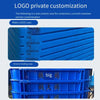 Forklift Pallet Plastic Pallet Warehouse Backing Plate Forklift Grid Moisture-proof Plate Stackable Goods Pallet Shelf Blue 80 * 80 * 14cm