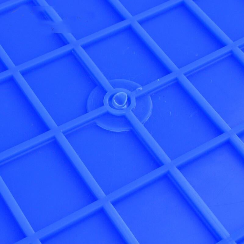 Large Square Plate Plastic Plate Shallow Rectangular Plastic Square Plate Children's Sand Table Turnover Box Tenebrio Molitor Breeding Plate [square Blue 12 710x590x85mm]