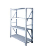 Steel 4 Tier Storage Shelf Heavy Duty Adjustable Shelf For Kitchen, Garage, Workshops White Warehouse Shelf Display 200 * 50 * 200cm 440 Lbs/Layer