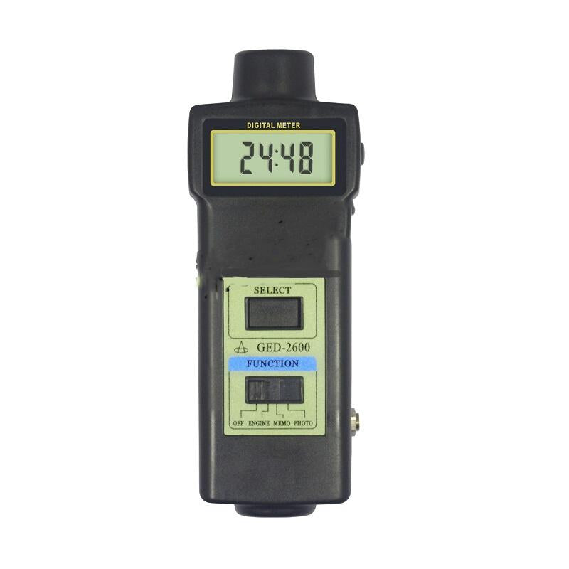 Non Contact Laser Tachometer With Electromagnetic Induction And Light Reflection